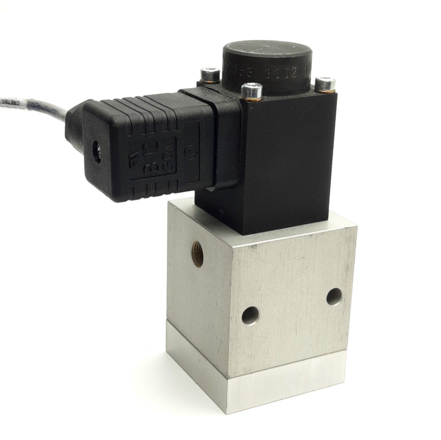 Used Norgren 40-881-19-7053 Herion Solenoid Valve, G1/8 Thread, 0-10bar, 12VDC Coil