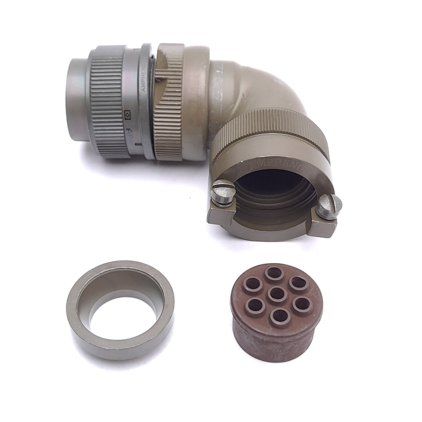 New Amphenol MS3108E20-15S Circular Connector Plug, Right-Angle, 7-Position