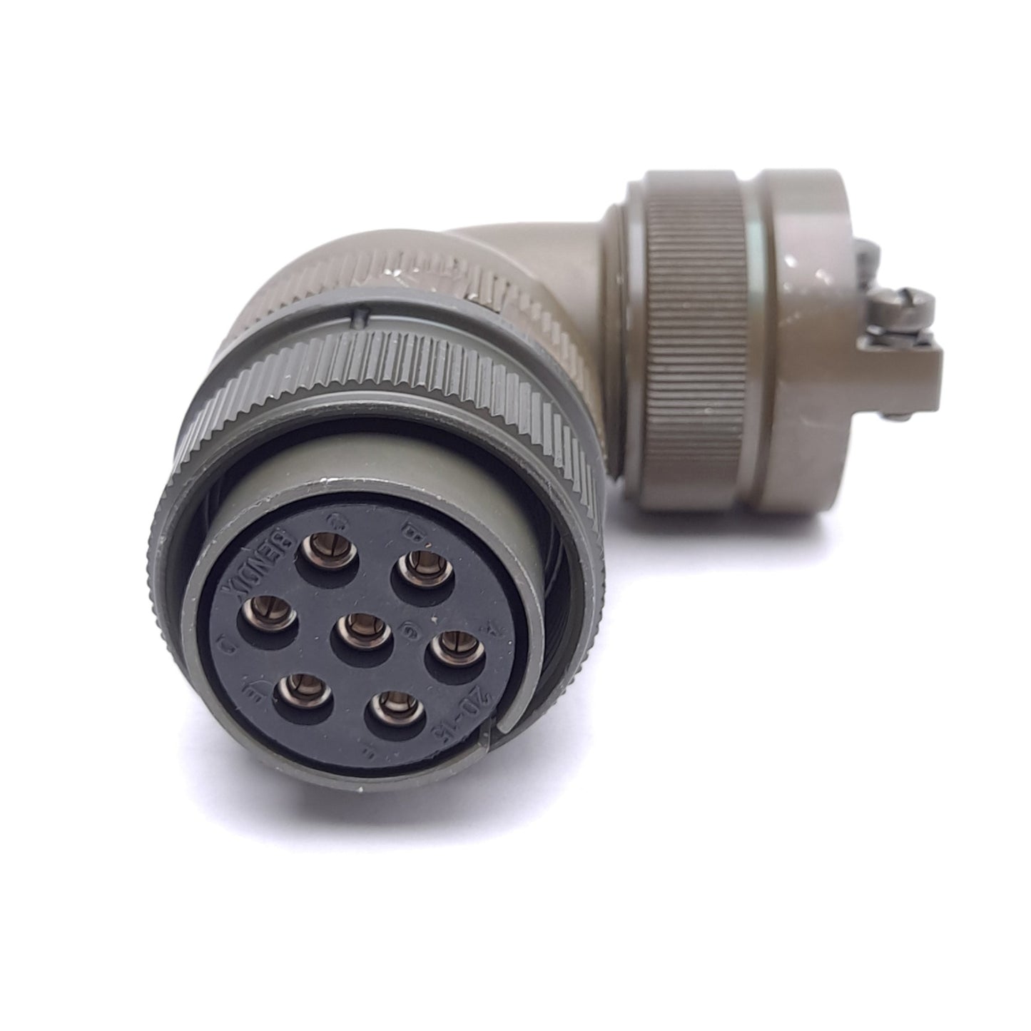 New Amphenol MS3108E20-15S Circular Connector Plug, Right-Angle, 7-Position