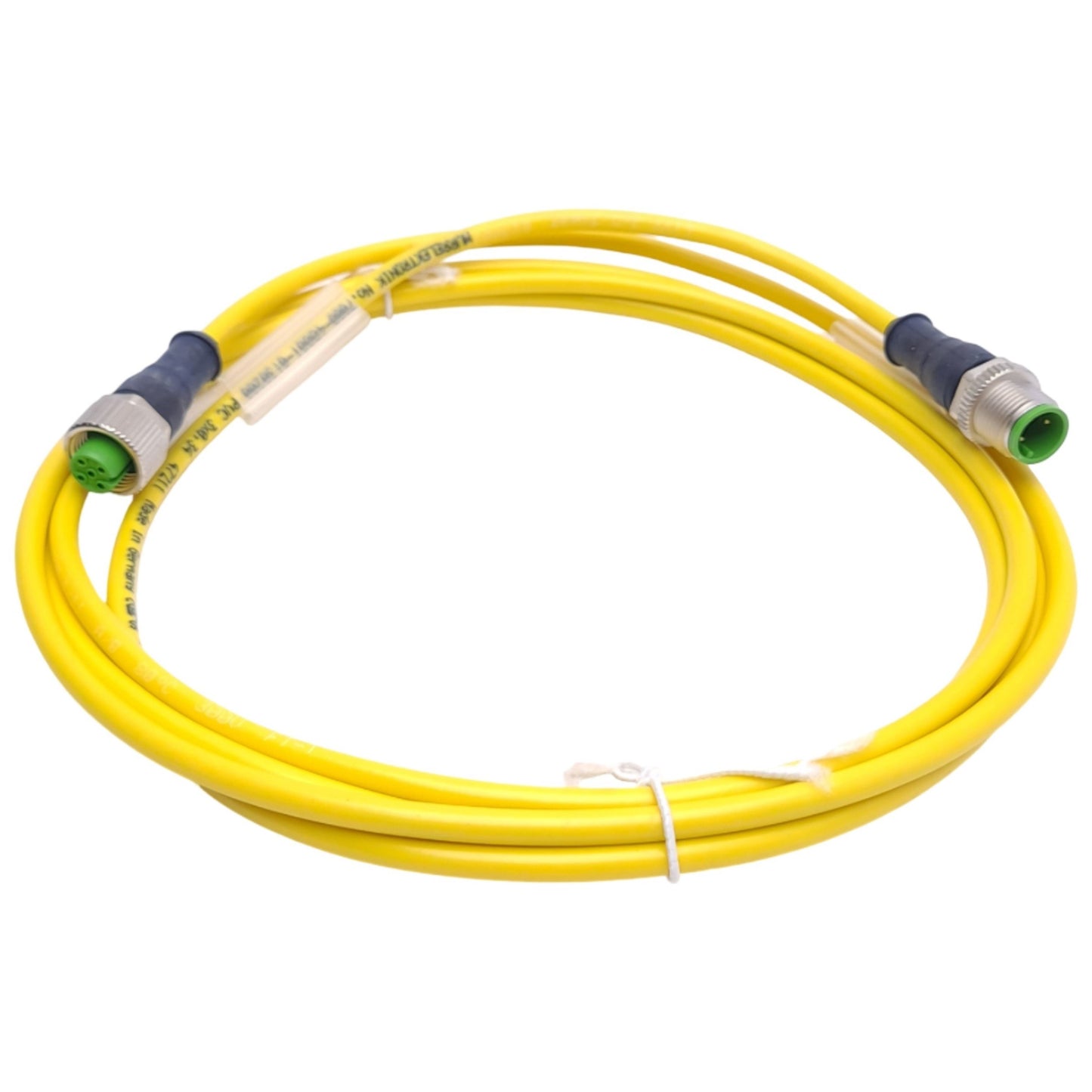 New Murr Elektronik 7000-40001-0130200 Cordset, M12 3-Pin Male/Female, 2m Length