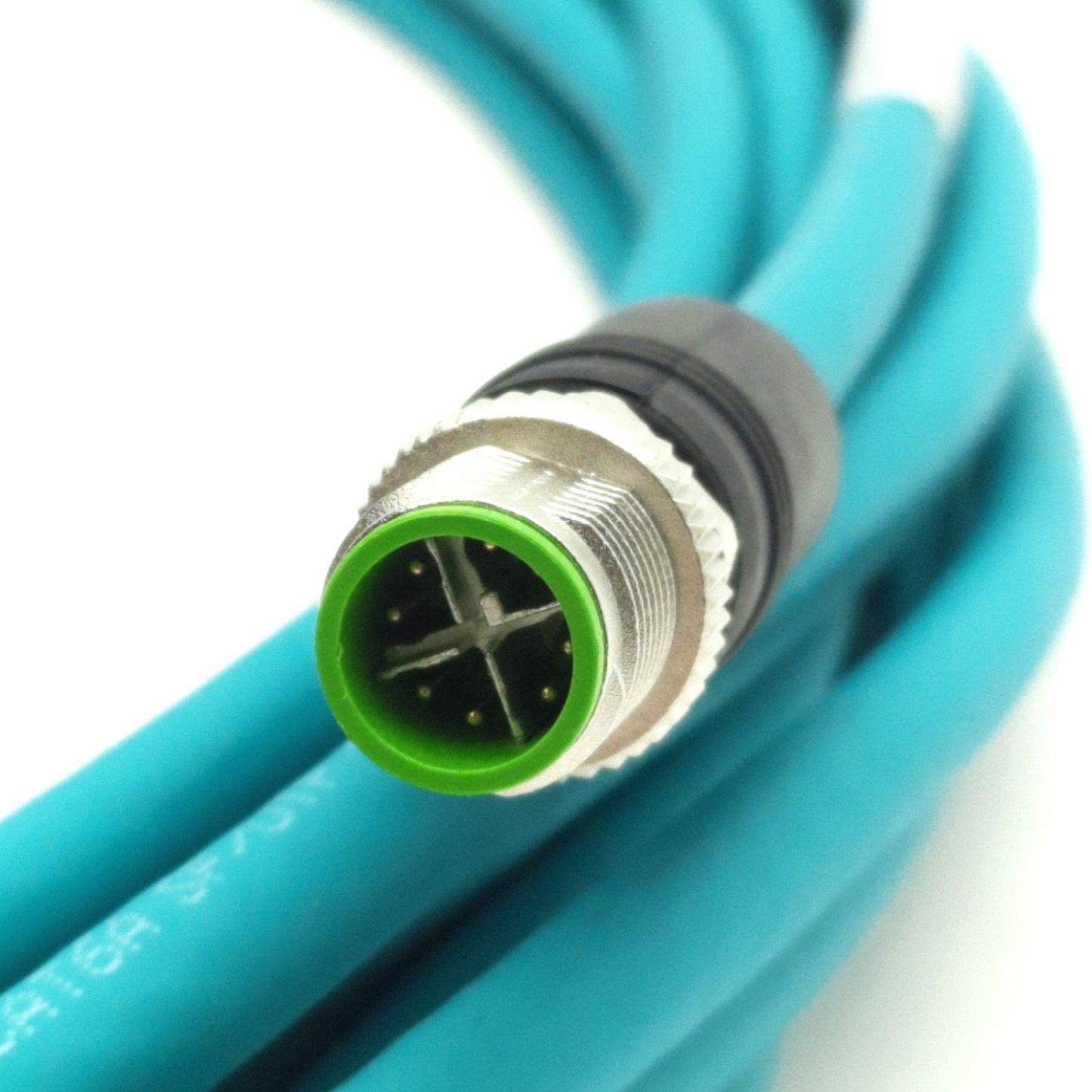 New – Open box Murr Elektronik 7700-51101-S4X1000 Ethernet Cordset M12 8-P Male X-Code RJ45 10m