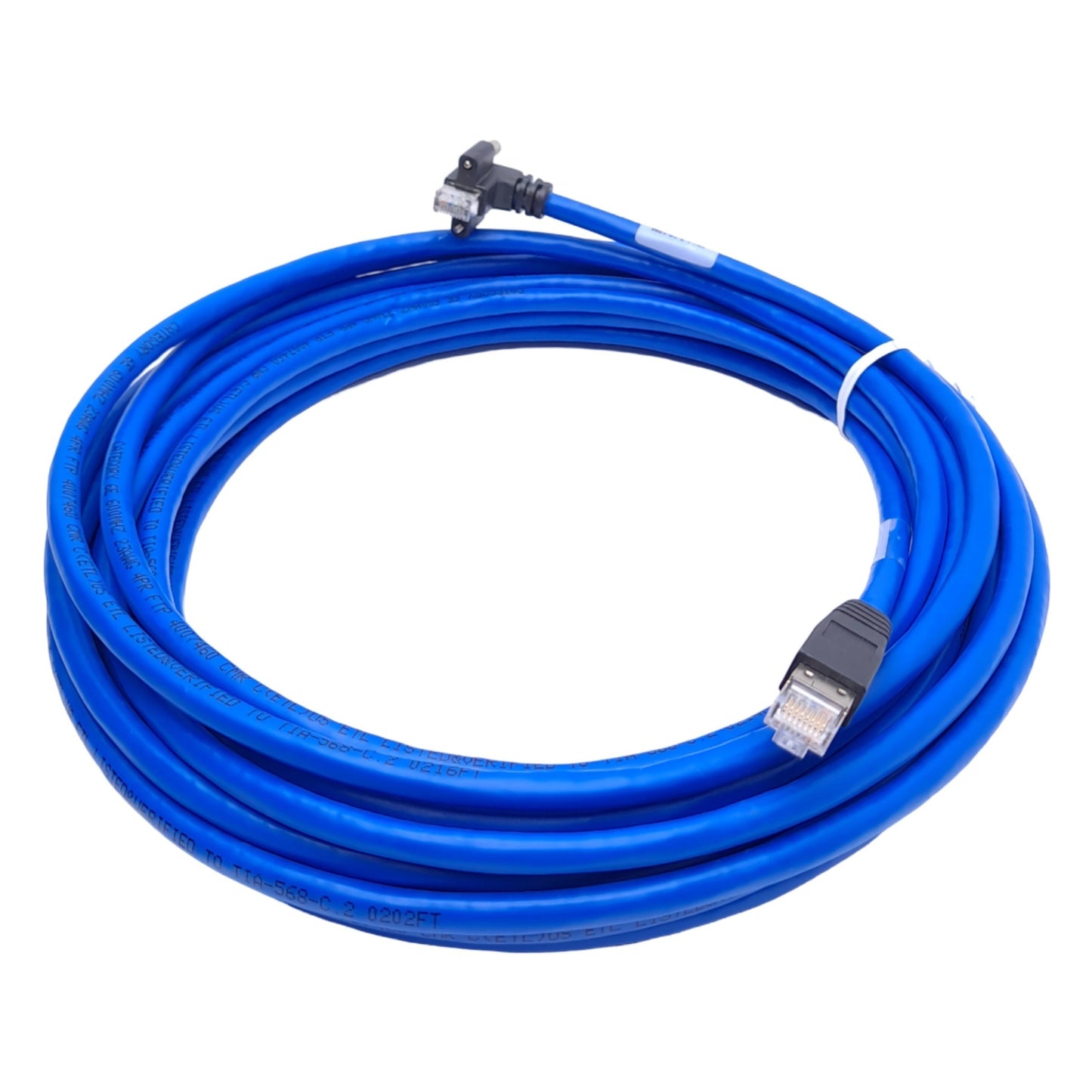 New CEI MV-1-3-10-10M Gigabit Ethernet Cable, 2x RJ45 Connectors, 10m Length