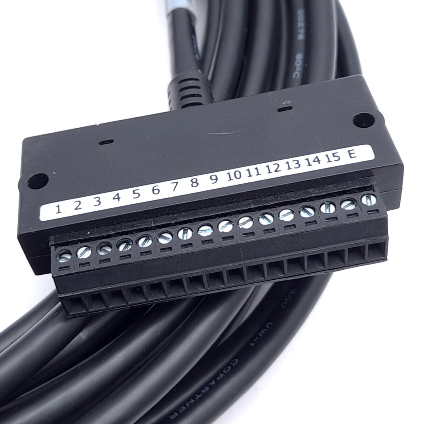New – Open box Components Express 51-00207-00-10M Cable, HD15 Male to 16-Pos Euro Block, 10m