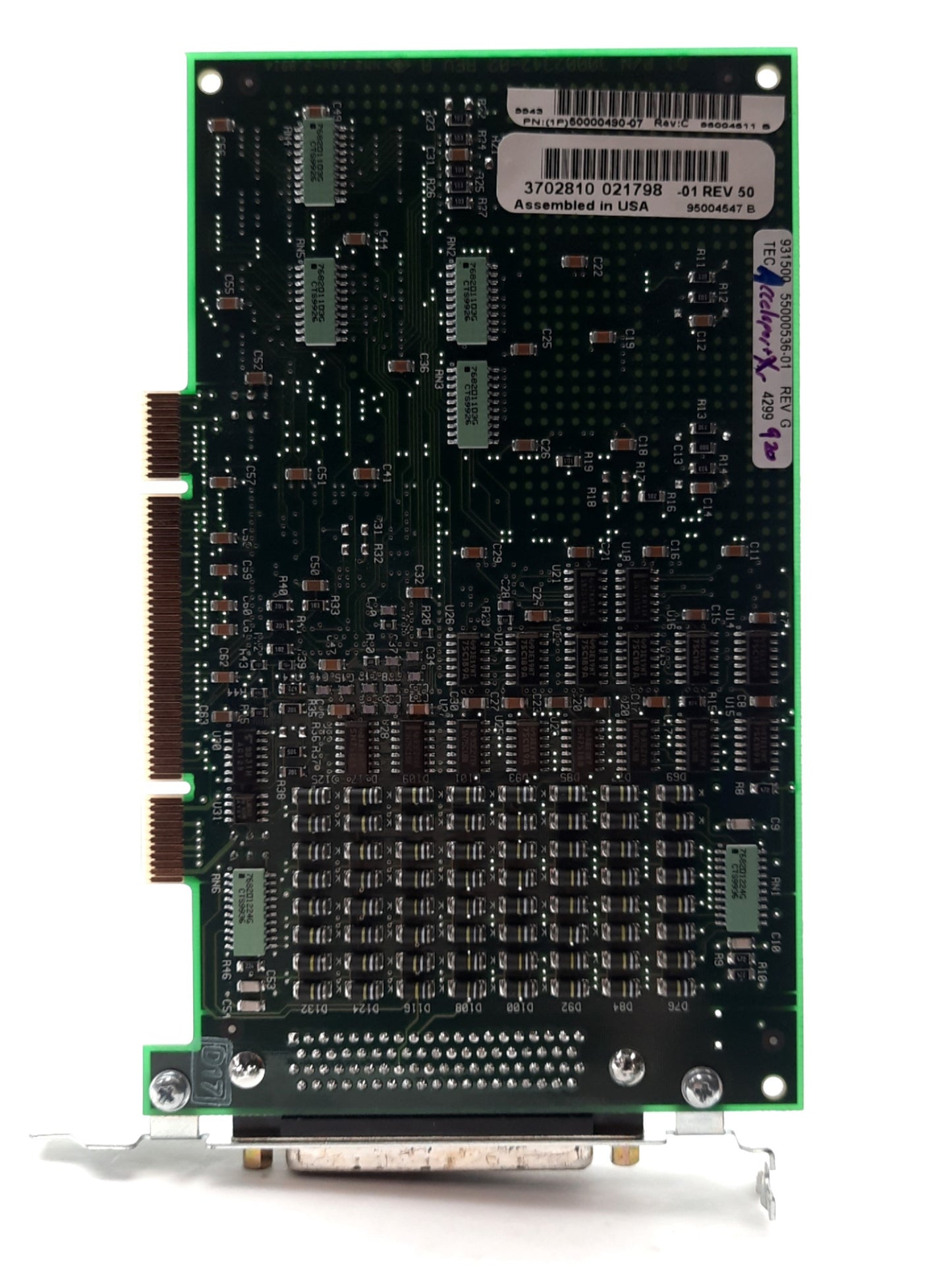 Used Digi AccelePort 8r 422 Multiport Serial Card, PCI, 8-Port RS-422, DB-78F