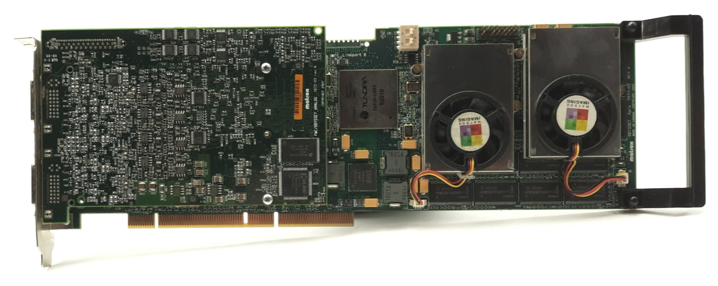 Used Matrox O10G5MDBCL* Odyssey XCL Ver 408 Frame Grabber Card PCI-X, 2x Camera, 1GHz