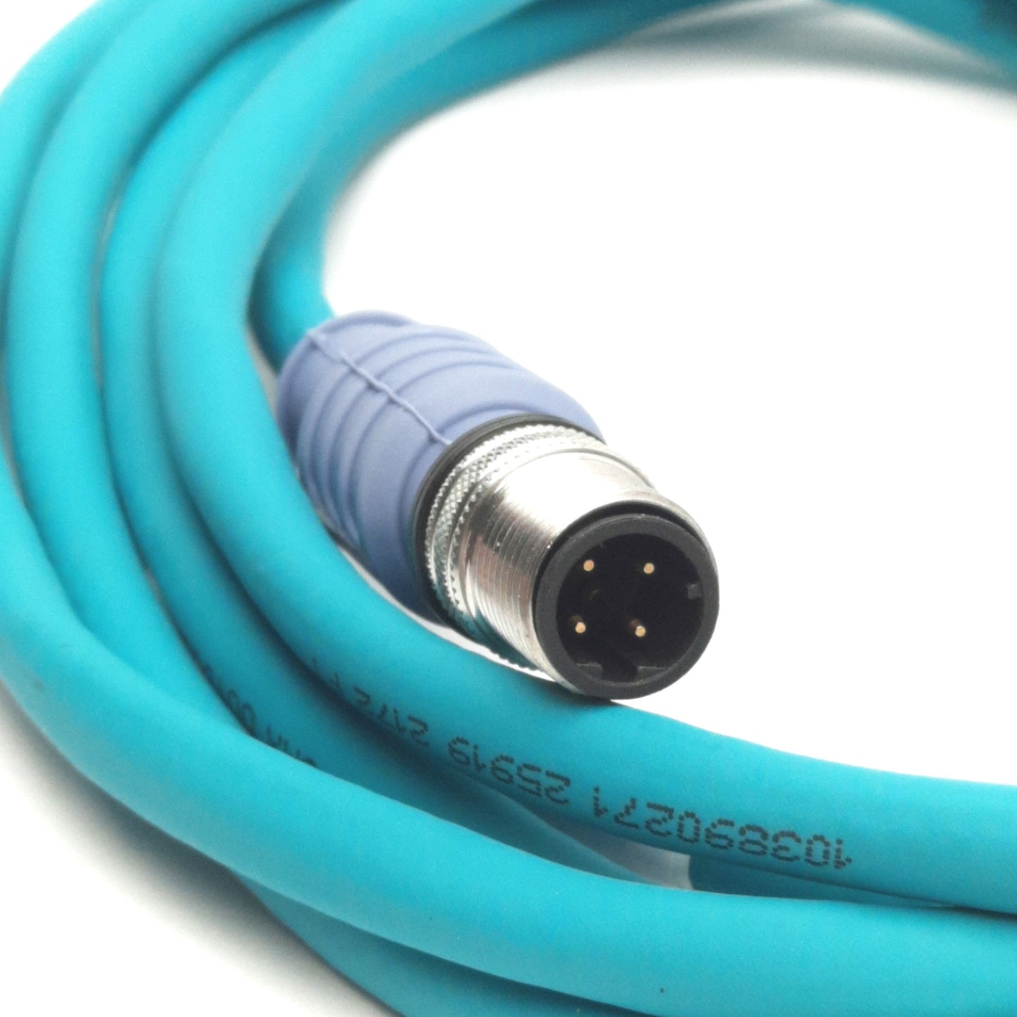 New Turck RSSD RKSD 441-2.5M Double Ended Cordset M12 4-Pin M to F 2.5m Length