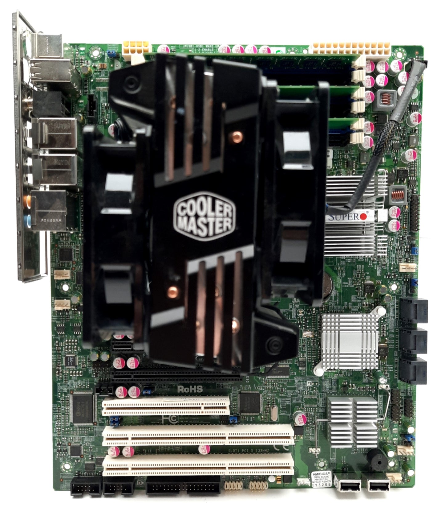 Used Supermicro X8SAX Motherboard & CPU Intel i7-920 2.67Ghz 4GB RAM w/Hyper D92 HSF