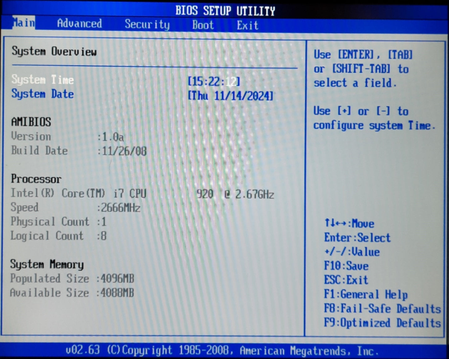 Used Supermicro X8SAX Motherboard & CPU Intel i7-920 2.67Ghz 4GB RAM w/Hyper D92 HSF