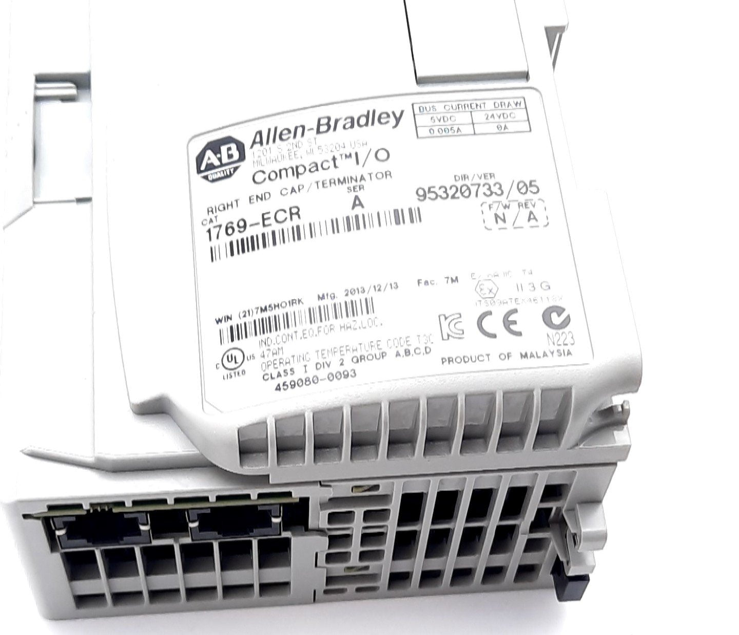 New Allen Bradley 1769-L30ERM CompactLogix PLC Motion Controller, 1MB User Memory