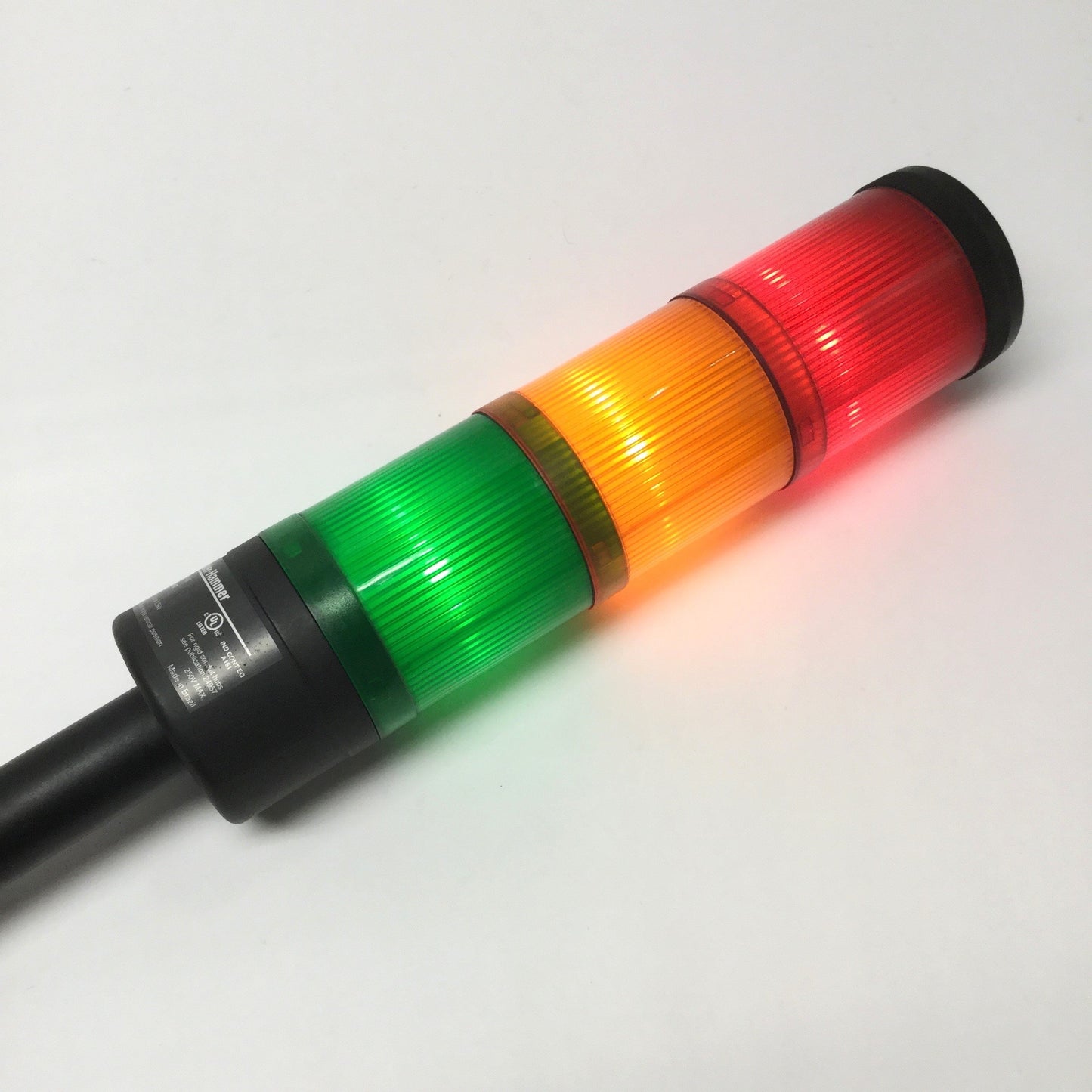 Used Cutler-Hammer E26BL Stack Light Signal Beacon Tower Red, Amber, Green 24V