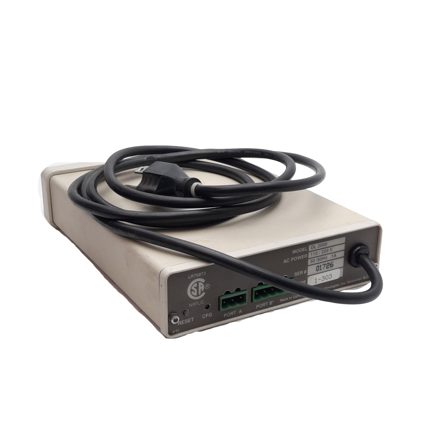 Used Datalink DL2000 Communication Controller 110/220VAC RS232C/422/485 D-Sub 25-Pin