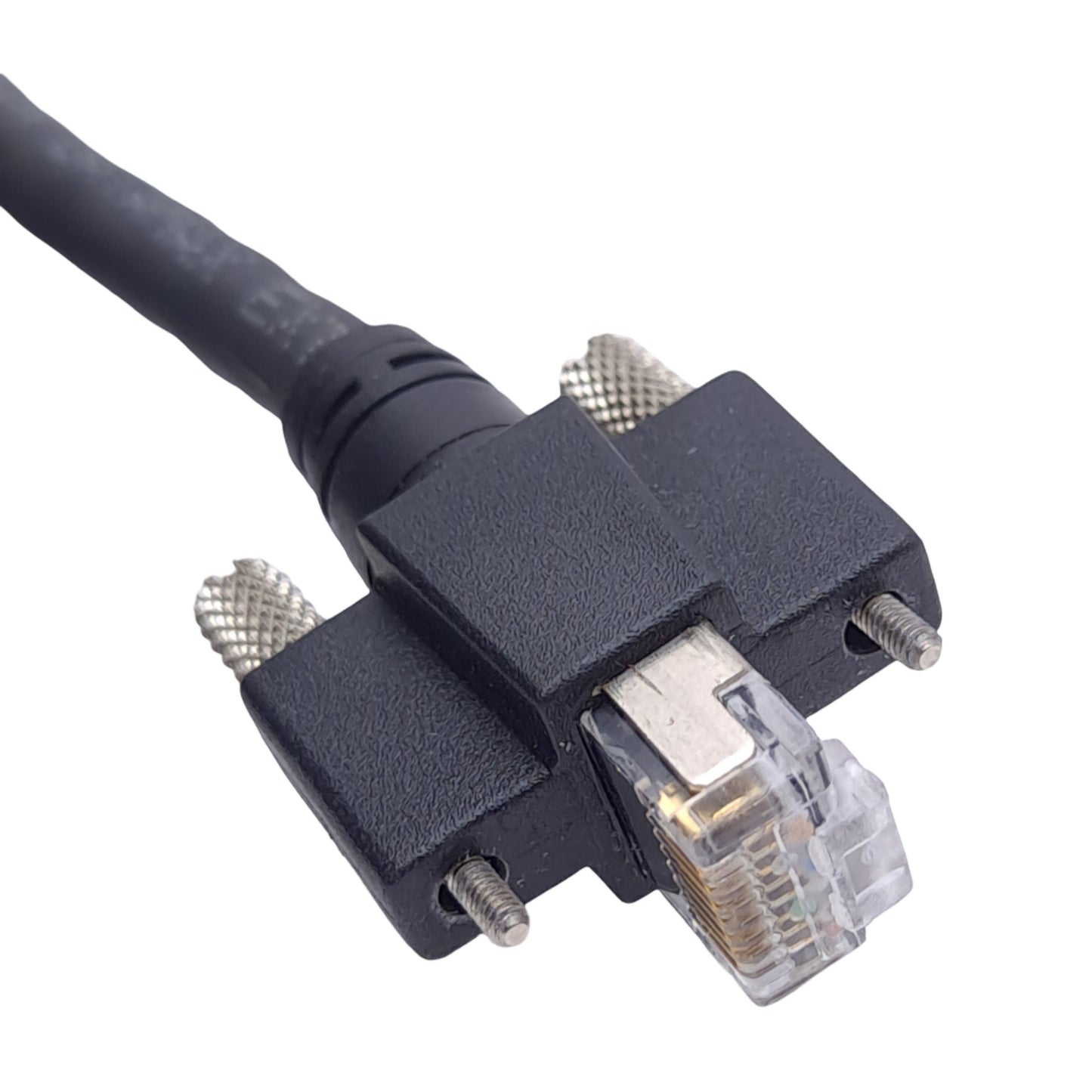 Used CEI MV-1-2-2-3M Gigabit Ethernet/Camera Link Cable, RJ45 Male, 3m Length
