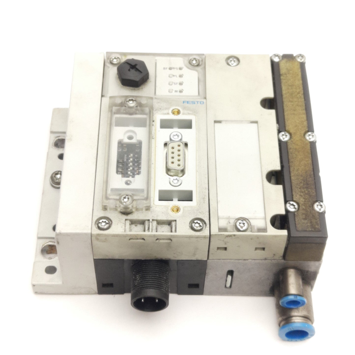 Used Festo CPX-FB13 MPA1-FB-EPL-EU Bus Node & Manifold 24VDC, G1/4 M7 Ports