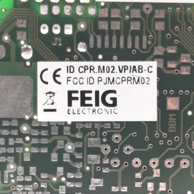 Used FEIG Electronic ID CPR.M02.VP/AB-C RFID Reader ISO15693 250mW RS232-TTL 5VDC