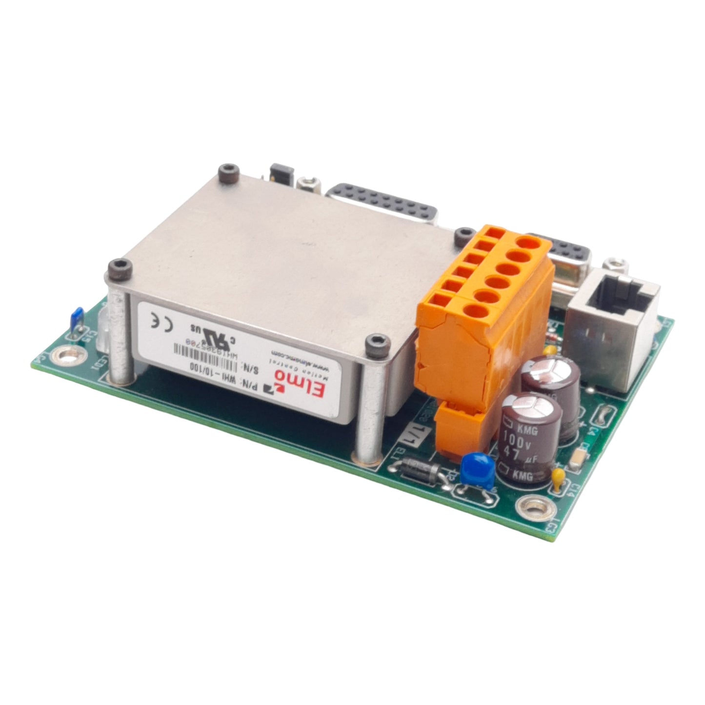 Used Elmo WHI-10/100 Whistle Ultra Compact Smart Servo Drive, 10A 12-95VDC, 800W