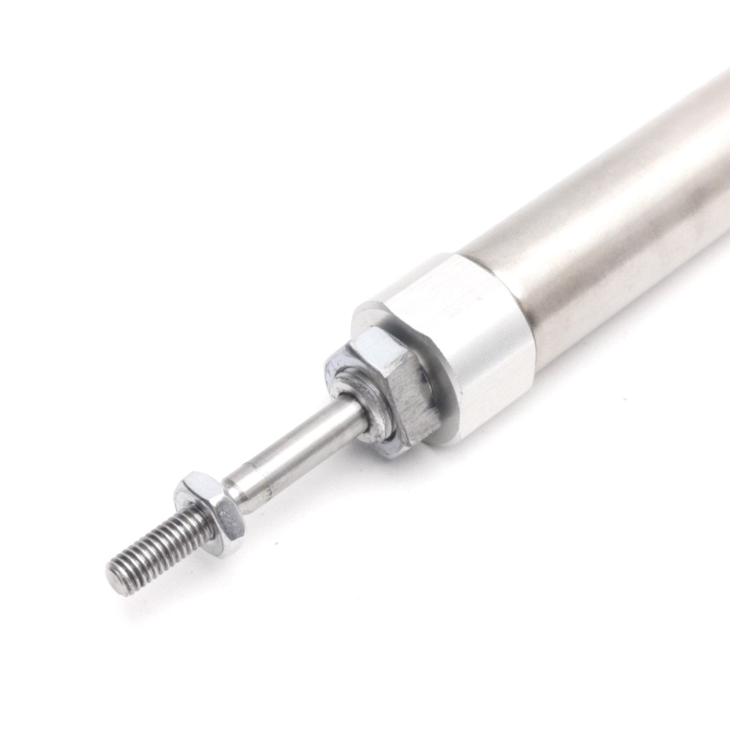 Used SMC NCJ2B16-500R Pneumatic Cylinder, 5/8in Bore, 5in Stroke, 10-32 Ports
