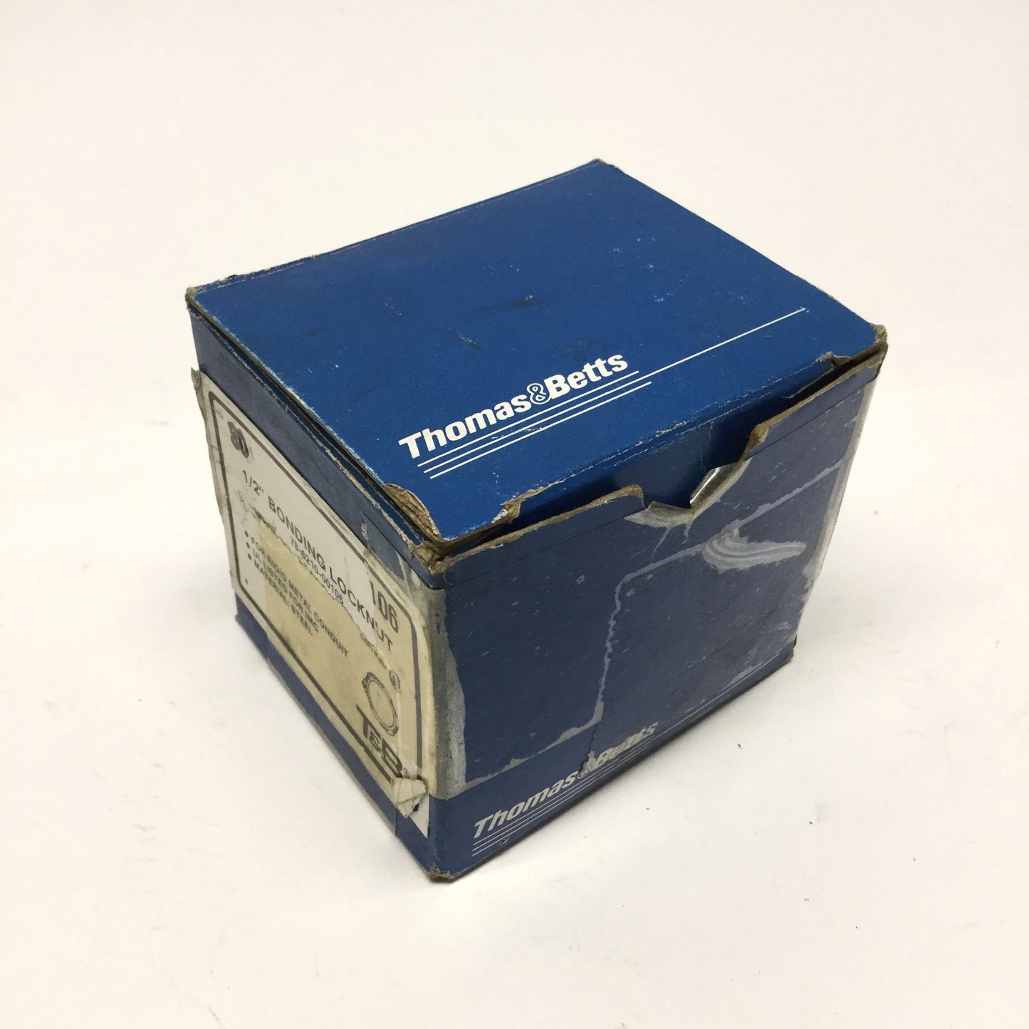 New Box of 80 T&B Thomas Betts 106 Rigid Metal Conduit Bonding Locknuts 1/2", Steel