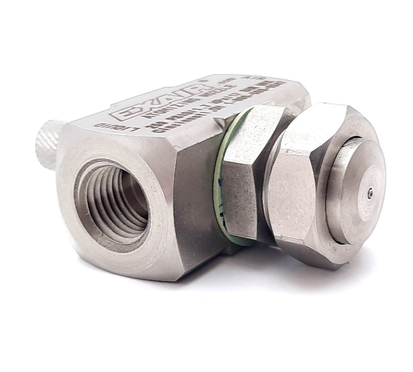 New Exair SR1010SS Atomizing Spray Nozzle Siphon FNPT, 0.5 scfm, 1.6 scfm, 0.8 gph