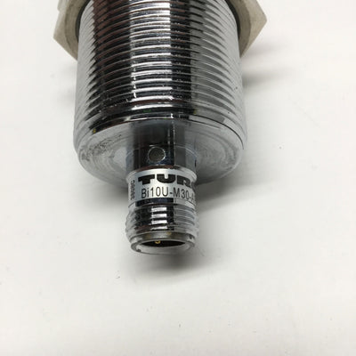 Used Turck Bi10U-M30-AP6X-H1141 Inductive Proximity Sensor, 10mm, 10-30VDC, PNP-NO