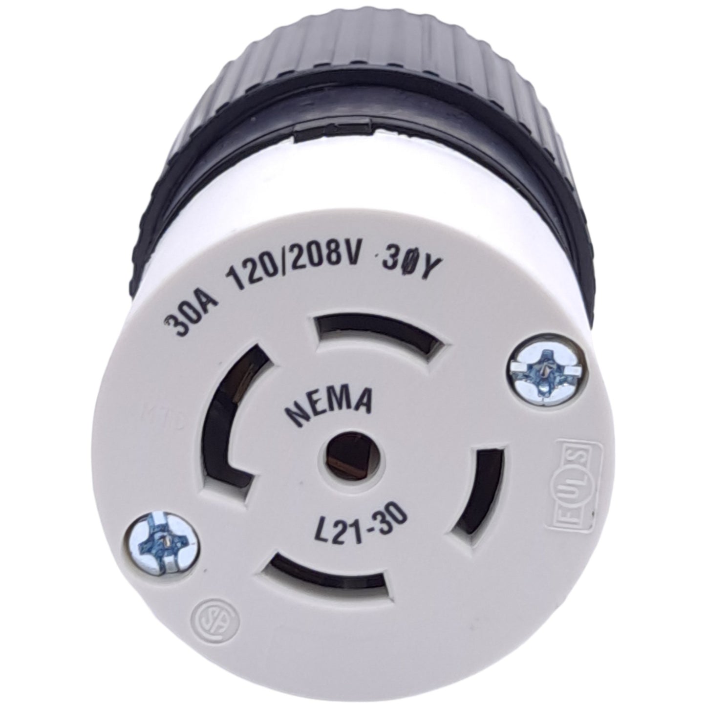 New Bryant 72130NC Locking Connector, 30A, 120/208VAC, 3-Phase, 4-Pole, 5-Wire