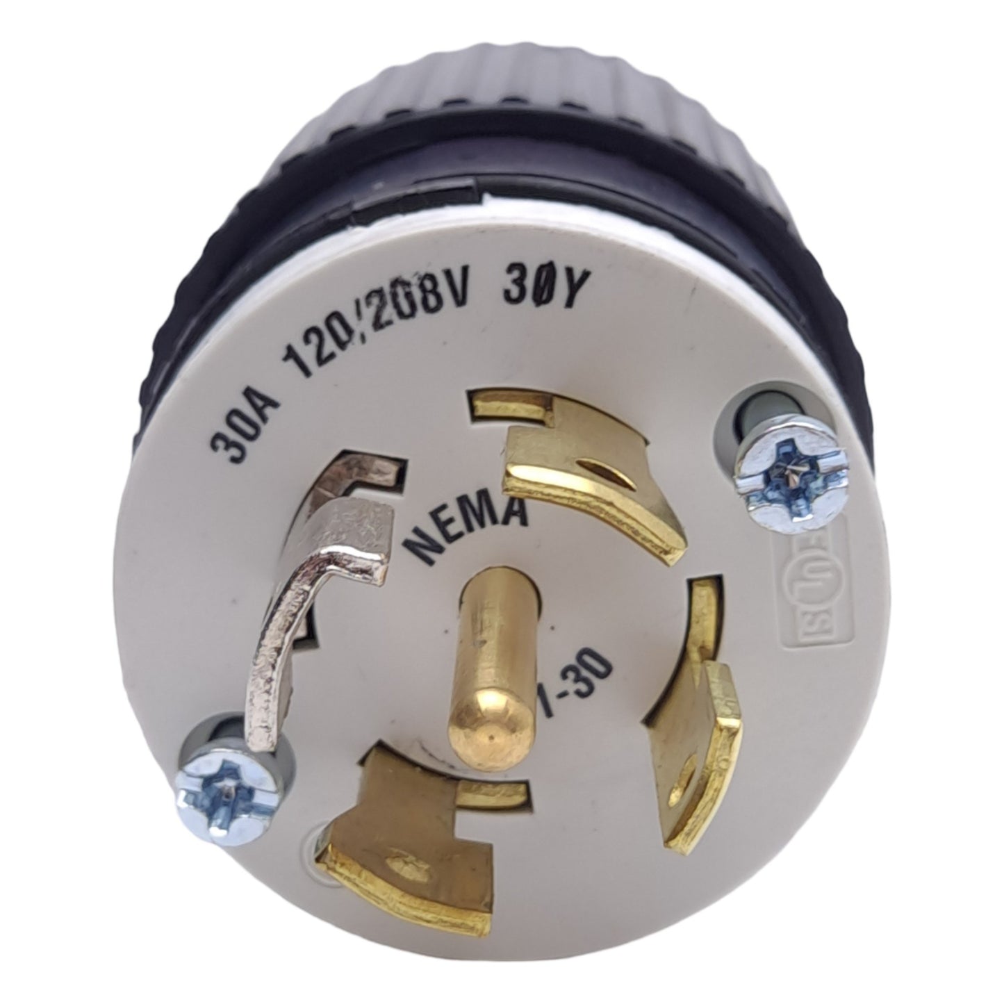 New Bryant 72130NP Locking Blade Plug, 30A, 120/208VAC, 3-Phase, 4-Pole, 5-Wire