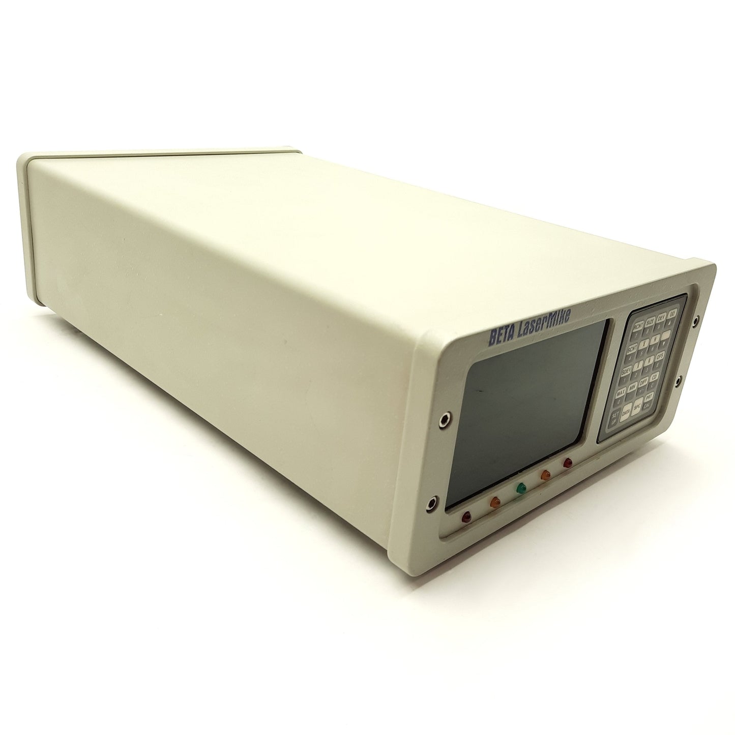 Used BETA Lasermike 1020-10 LASER Micrometer Controller, 2x Heads, 115VAC 2A