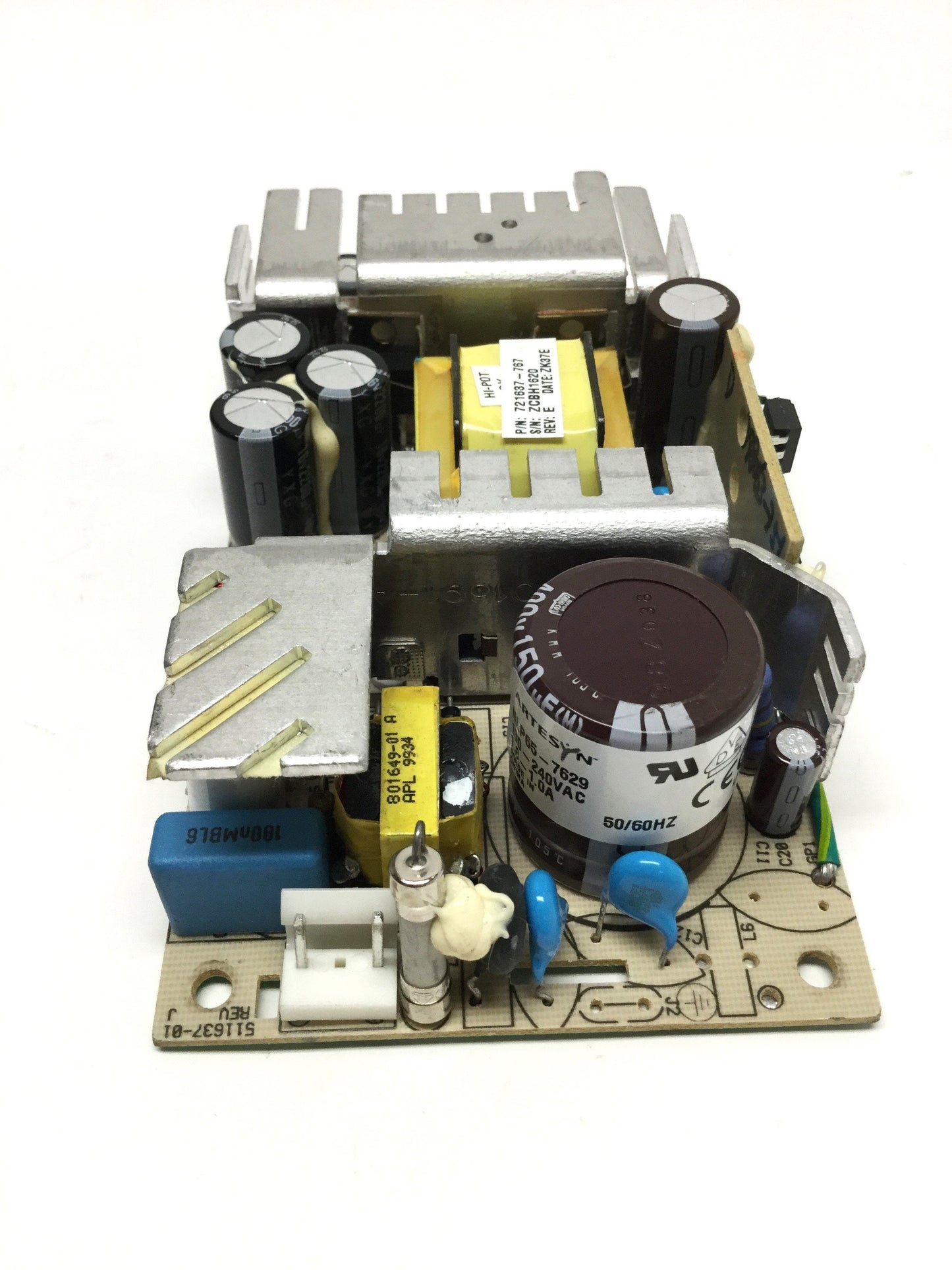 Used Artesyn NLP65-7629 Power Supply Converter 85-264VAC In, Dual 5VDC/12VDC 65W Out