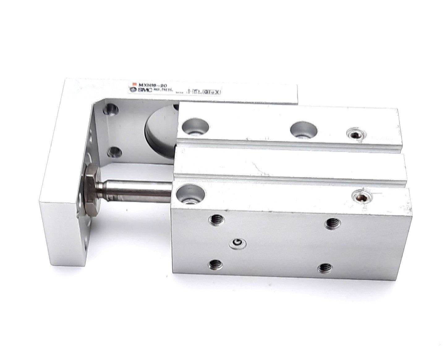Used SMC MXH16-20 Compact Pneumatic Slide, ø16mm Bore, 20mm Stroke, 0.7MPa, M5x0.8
