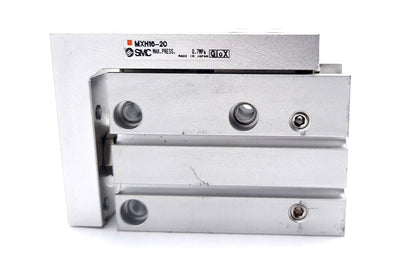 Used SMC MXH16-20 Compact Pneumatic Slide, ø16mm Bore, 20mm Stroke, 0.7MPa, M5x0.8