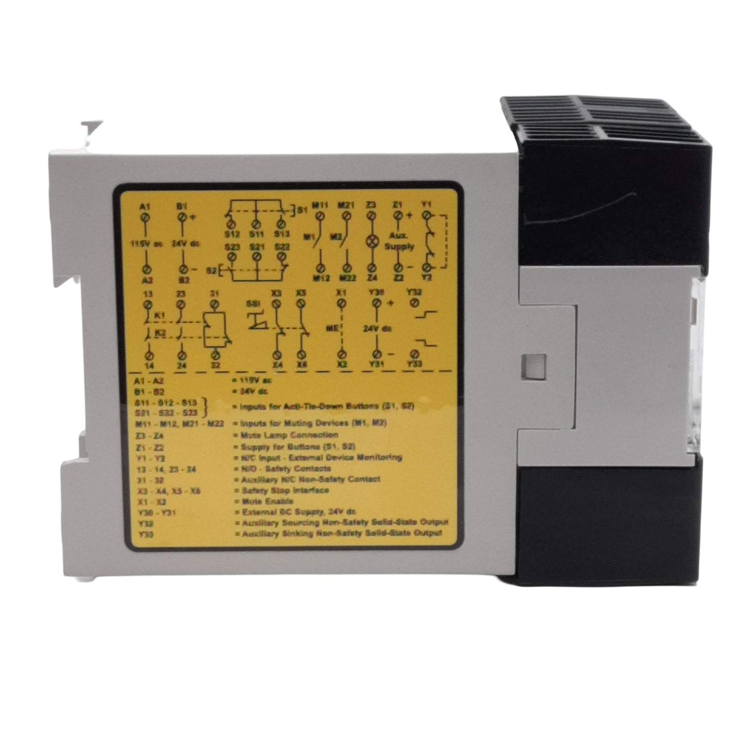 New Banner AT-GM-11KM Dou-Touch Two-Hand Control Module, 115VAC/24VDC, N.C. Aux