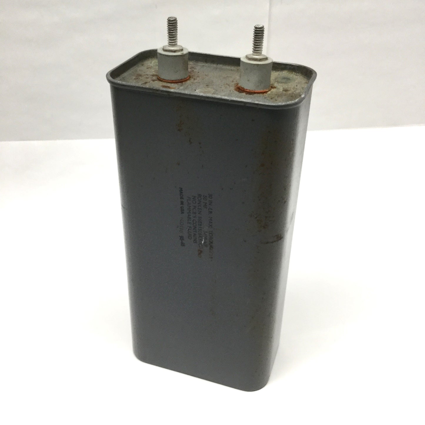 Used Ronken 86E81506K80 SCR Commutation Film Paper Capacitor 50MF 1400Vp 100A