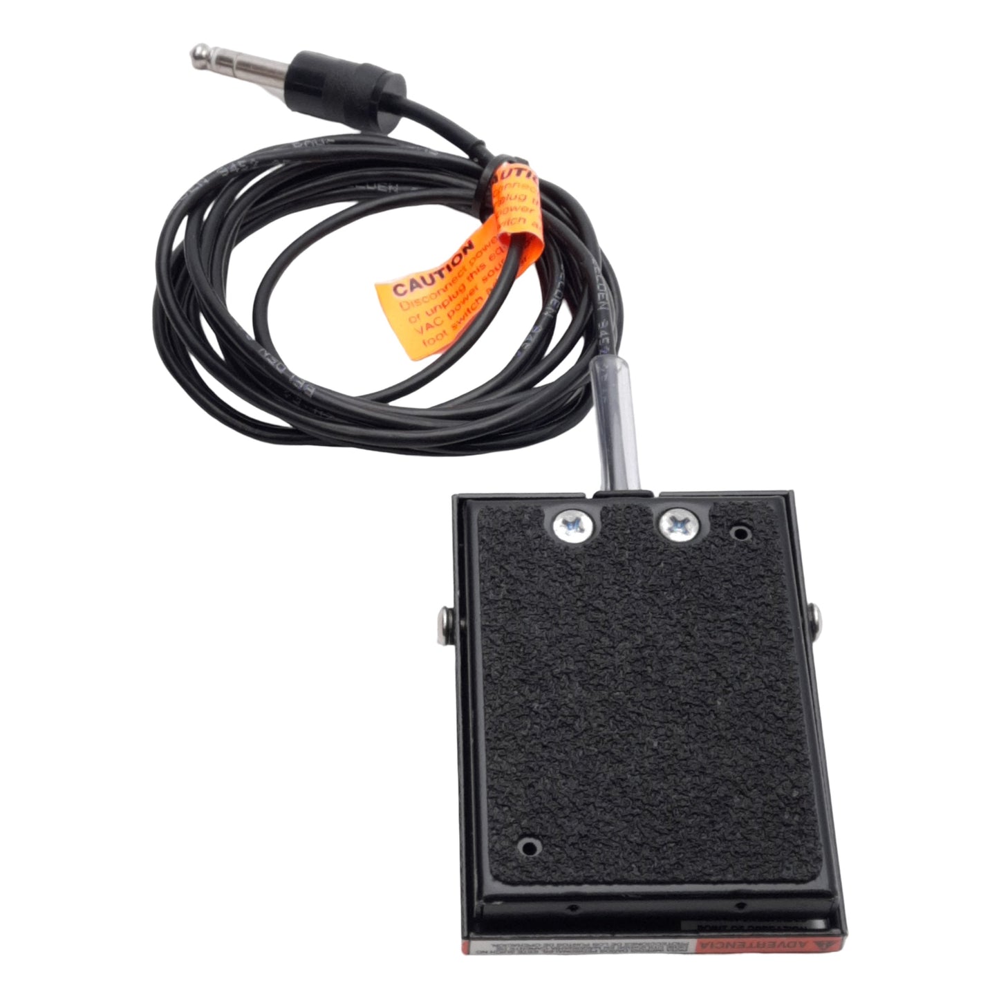 Used Dyamax Linemaster 40402 T-91-S Foot Switch Pedal 250VAC 15A SPDT 1/4" Phone Plug
