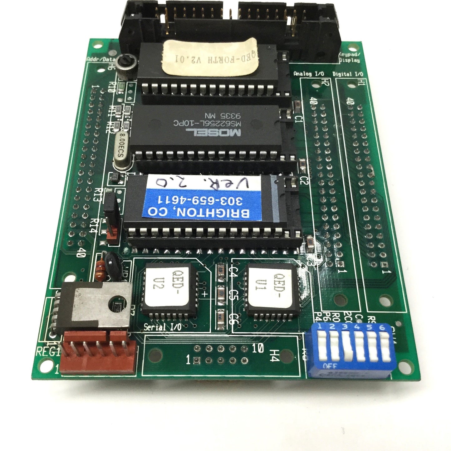 Used Mosaic QED II Board Compact Programmable Automation Controller, QED-Forth
