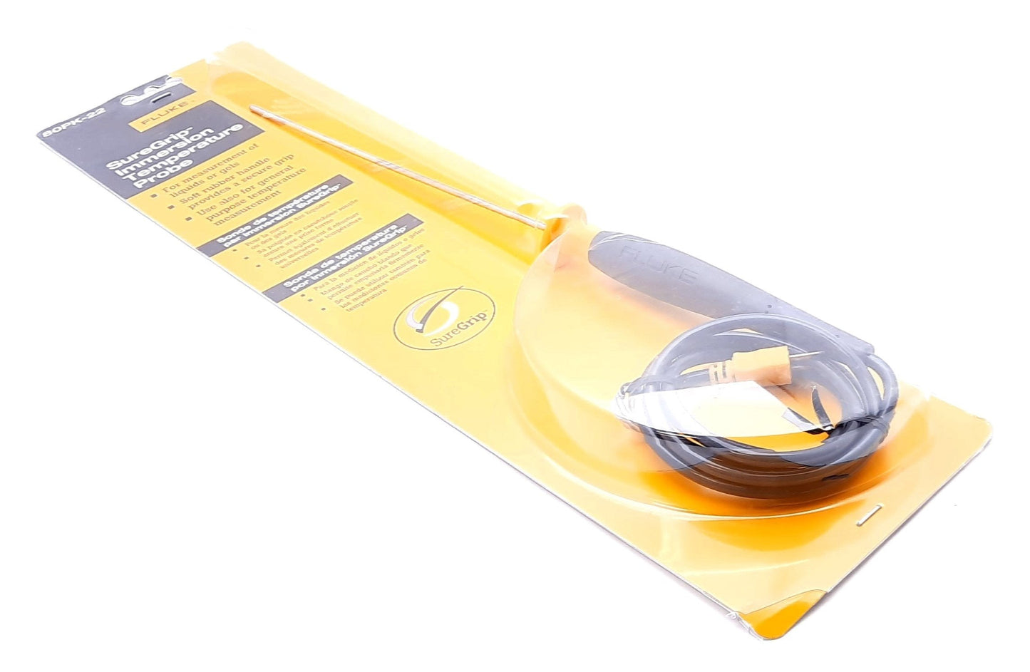 New Fluke 80PK-22 Immersion Temperature Probe Type-K Thermocouple 8.375" Probe