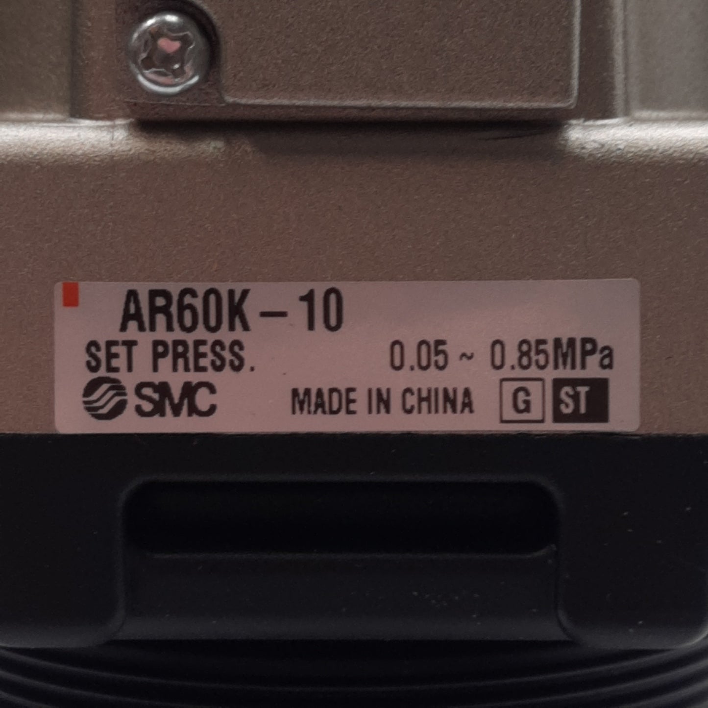 New SMC AR60K-10 Pneumatic Regulator, 1.0MPa Supply, 0.05-0.85MPa Set, 1in Rc Ports
