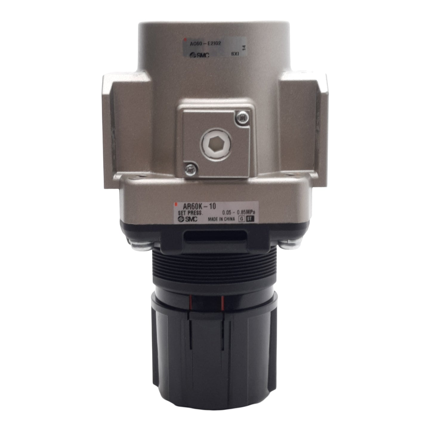 New SMC AR60K-10 Pneumatic Regulator, 1.0MPa Supply, 0.05-0.85MPa Set, 1in Rc Ports