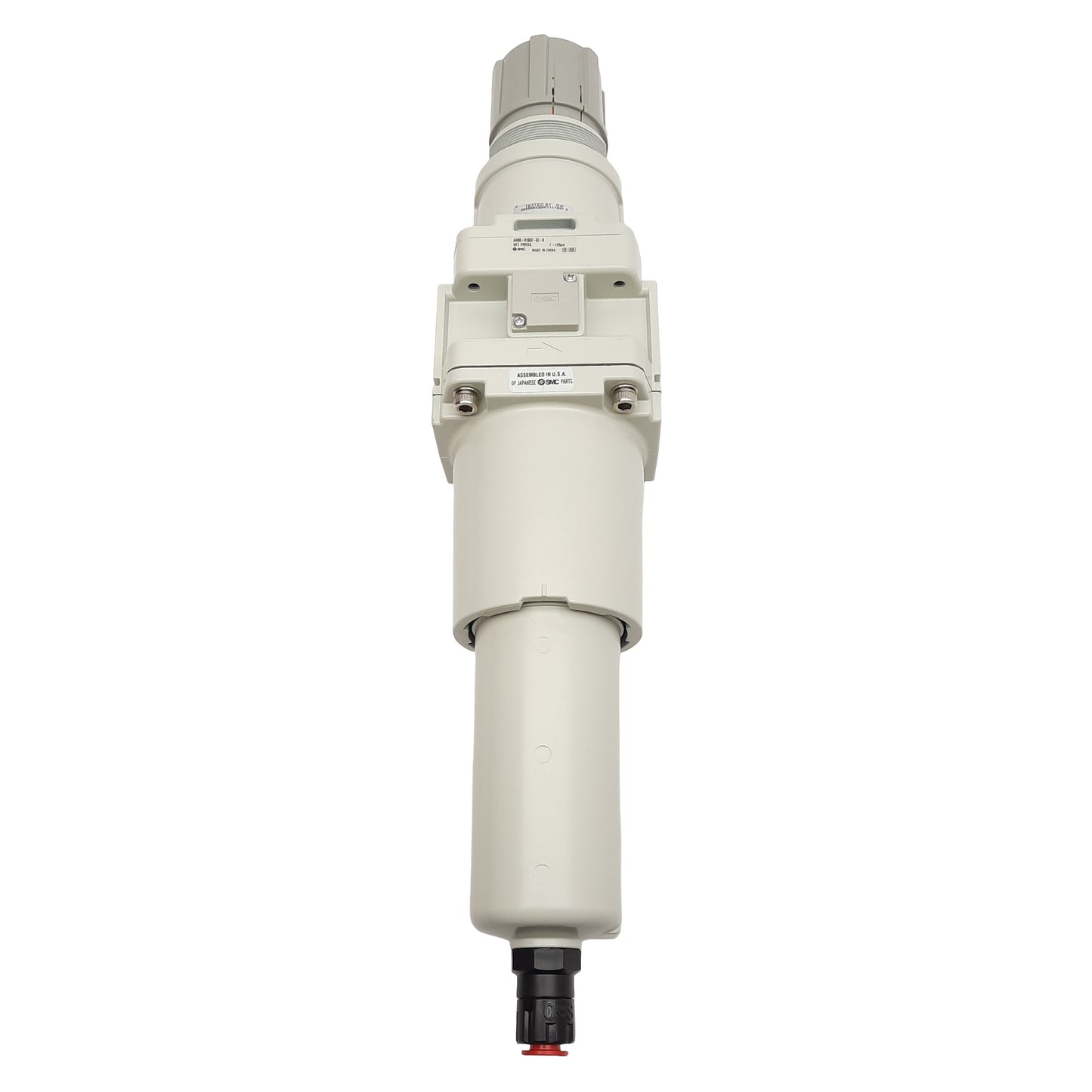 New SMC AW60-N10DE-8RZ-B Filter Regulator, 5µm Filtration, 7-125PSI Set, 1in NPT