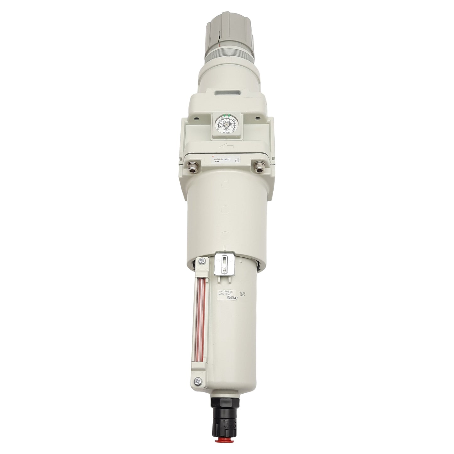 New SMC AW60-N10DE-8RZ-B Filter Regulator, 5µm Filtration, 7-125PSI Set, 1in NPT