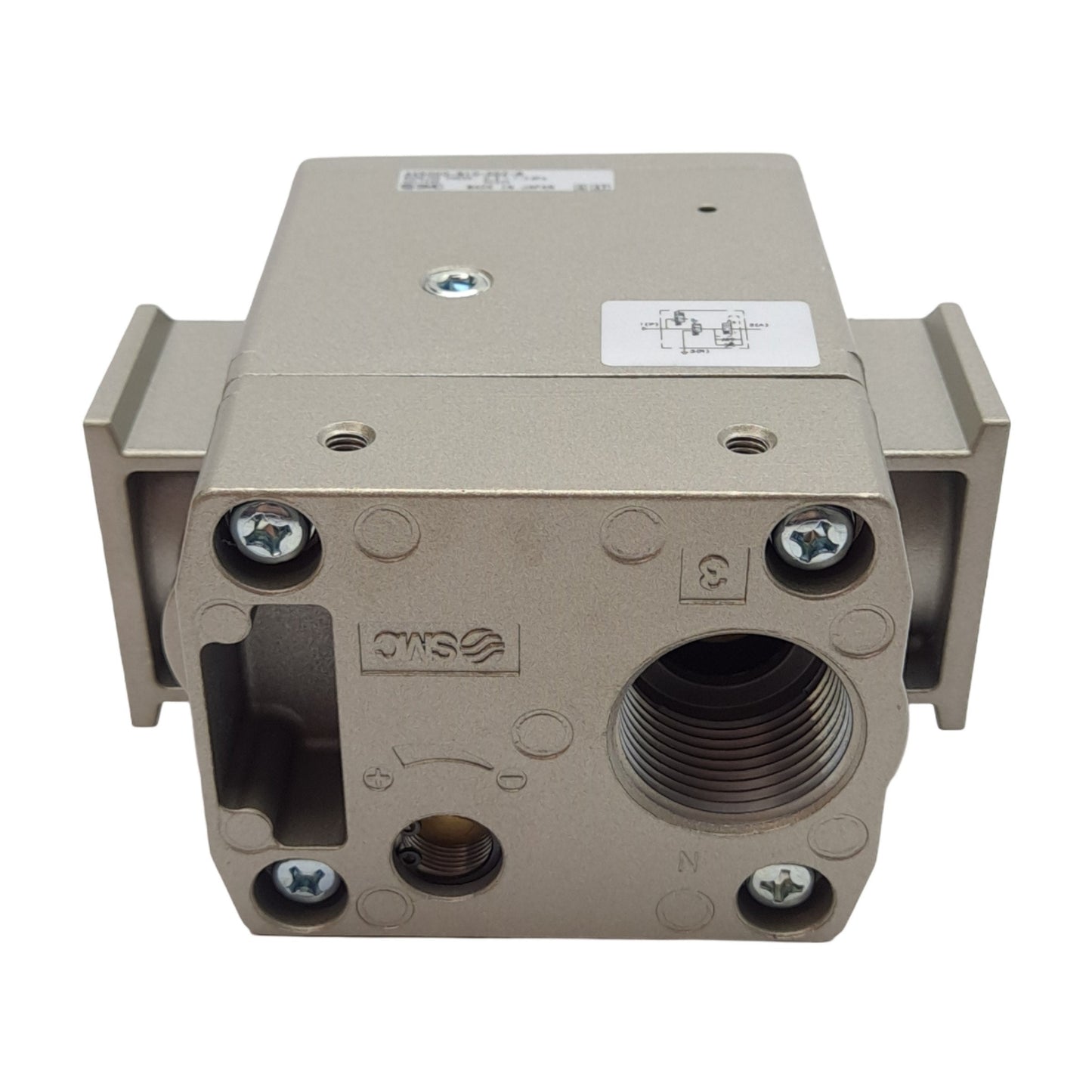 New SMC AV5000-N10-5DZ-R Soft Start-Up Valve, 1in NPT, 0.2-1.0MPa, 24VDC Coil