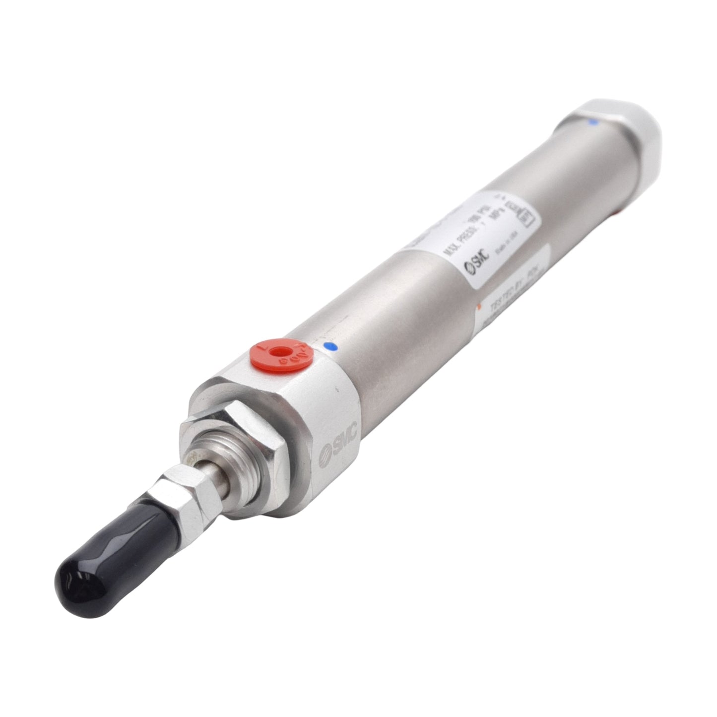 New SMC CDJ2B16-75Z-B-XC3AC Pneumatic Cylinder, ø16mm Bore, 75mm Stroke, 100PSI, M5