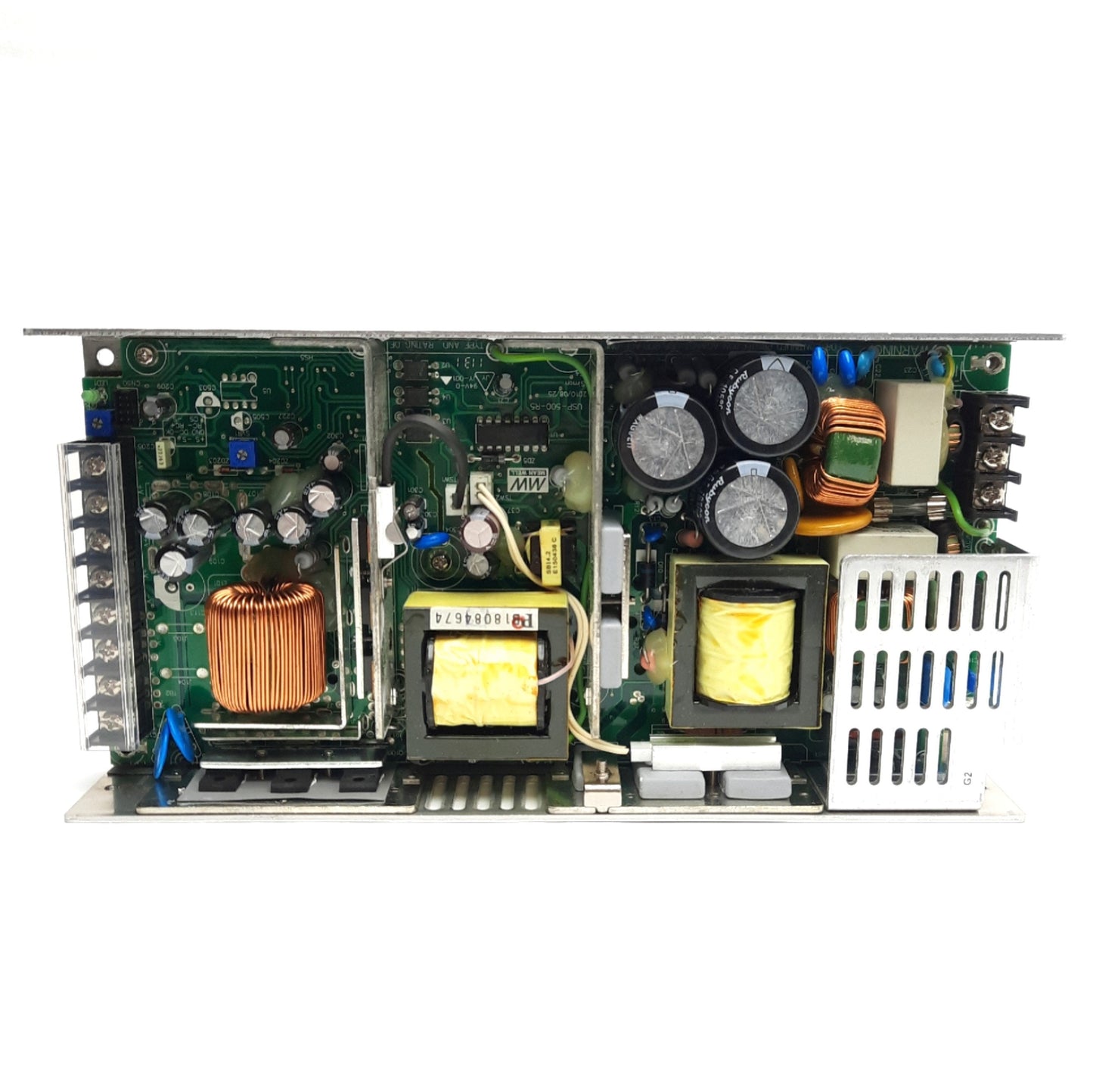 Used Mean Well USP-500-48 AC-DC Power Supply 100-240VAC Input, 48VDC Output 10.5A Max