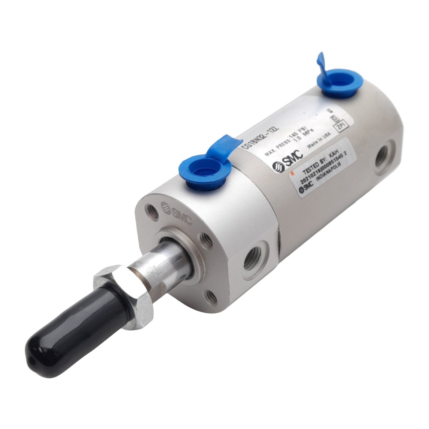 New SMC CG1BN32-12Z Pneumatic Cylinder, ø32mm Bore, 12mm Stroke, 145PSI, 1/8in Rc
