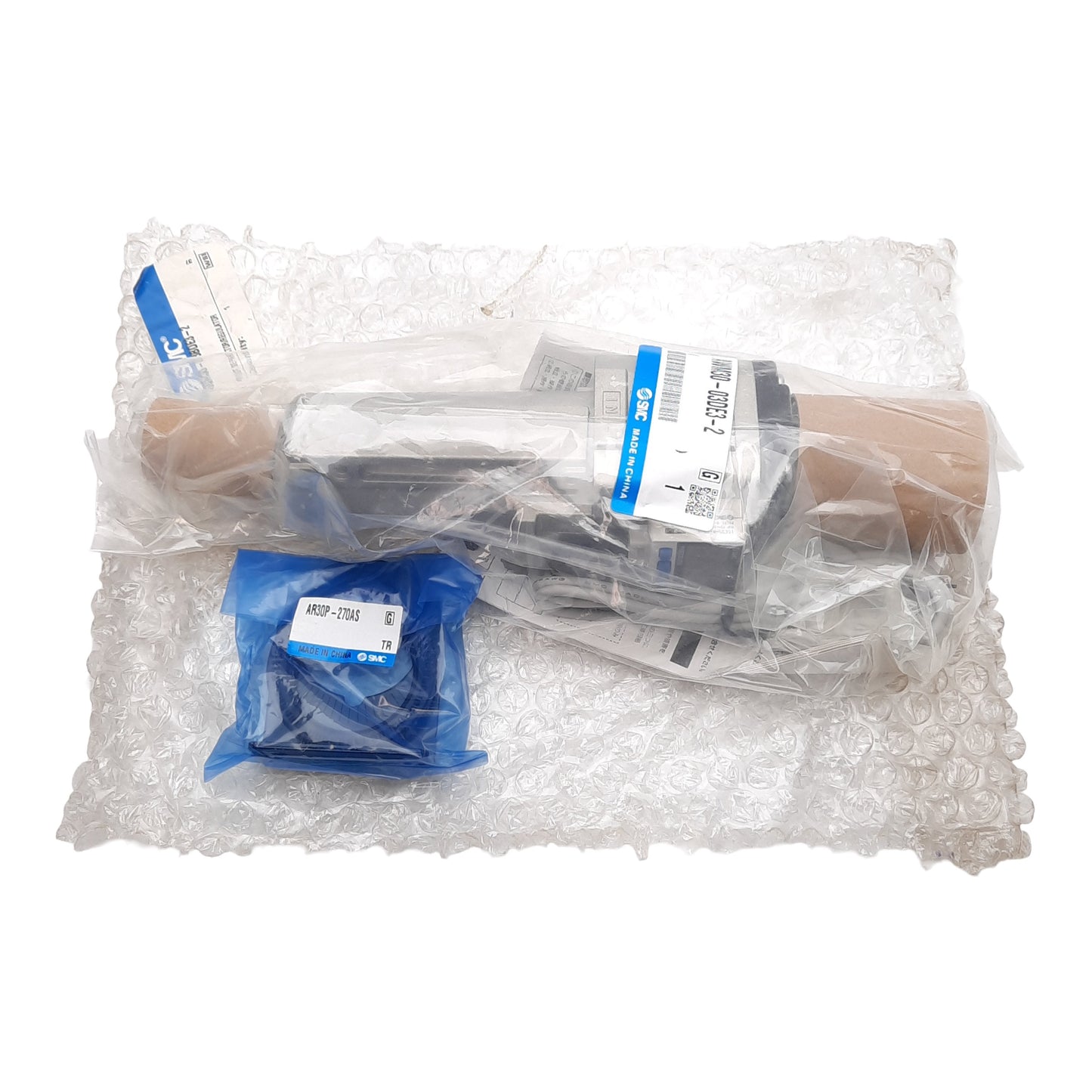 New SMC AWM30-03BDE3-2 Mist Separator Regulator, 0.3µm, 0.05-0.85MPa Set, Rc 3/8in