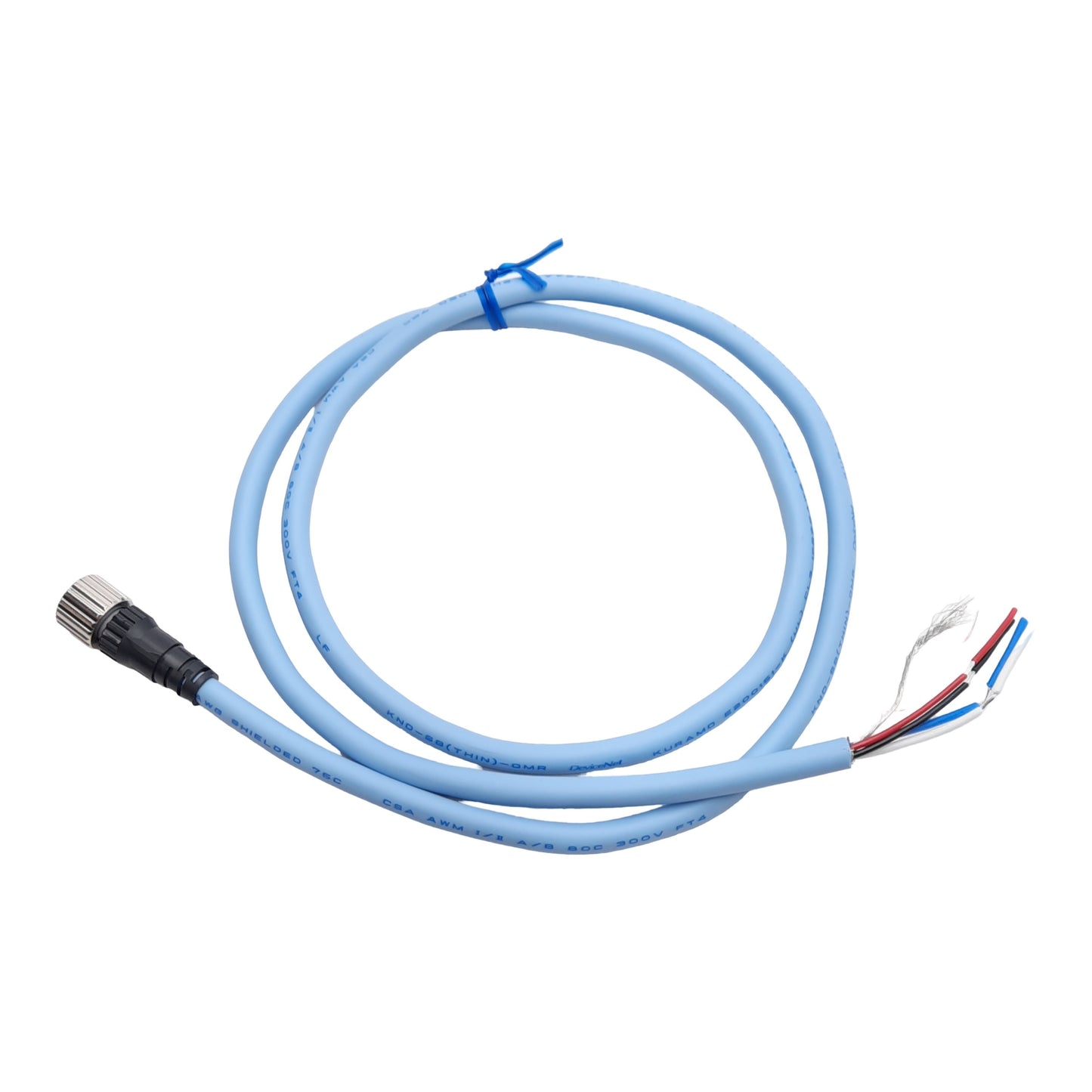 New SMC EX500-AC010-DN EX500 Series Connector Cable, M12 5-Pin to Flying Leads, 1m