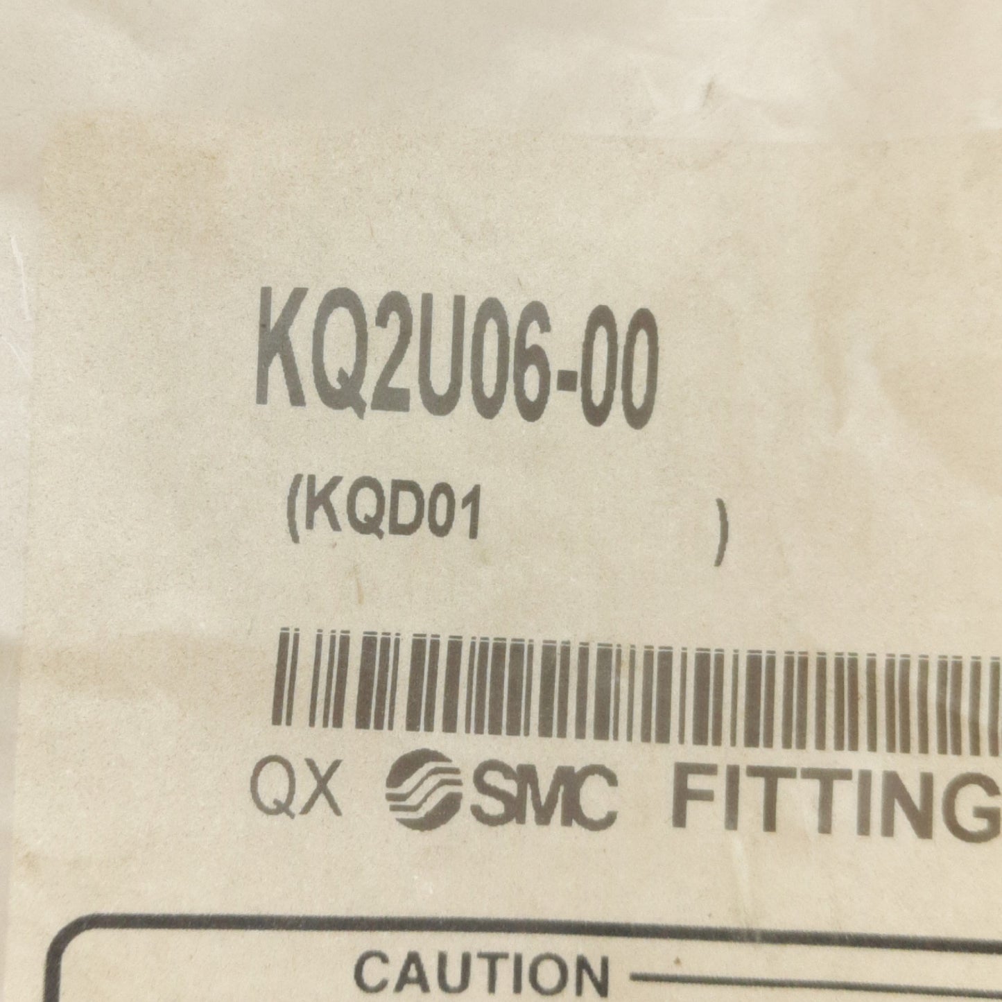 New Lot of 5 SMC KQ2U06-00A Pneumatic Y Union Fittings, 6mm OD P2C Tube Connector