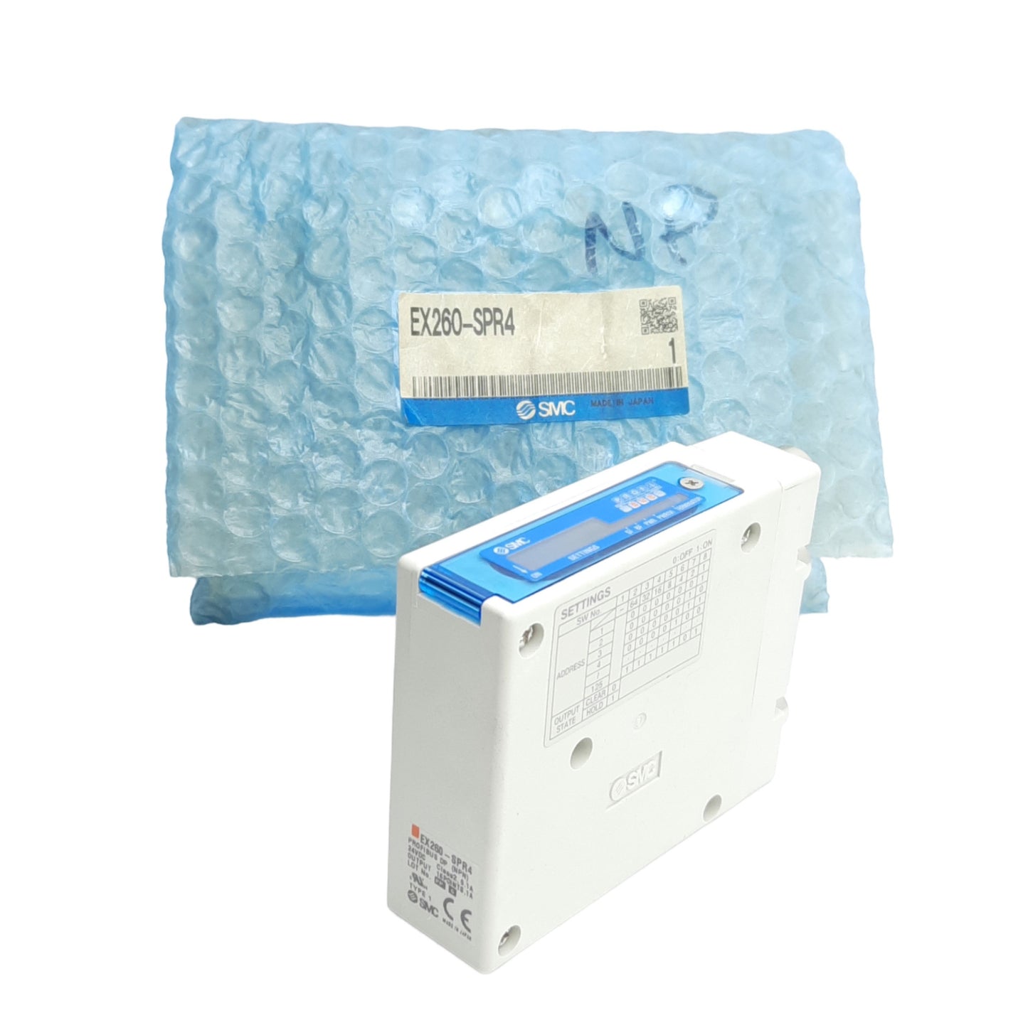 New SMC EX260-SPR4 Profibus Inegrated SI Unit, M12 5-P, NPN Output x16Points, 24VDC