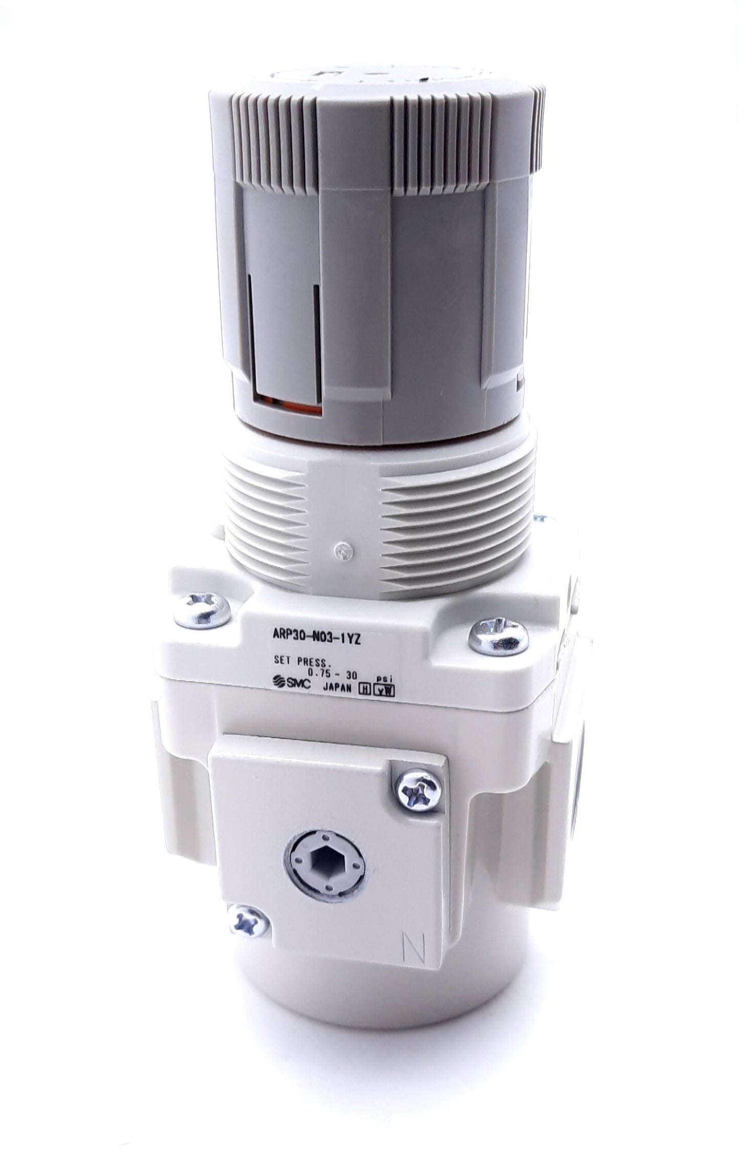 New SMC ARP30-N03H-1YZ Precision Regulator 0.73-29psi 3/8" NPT
