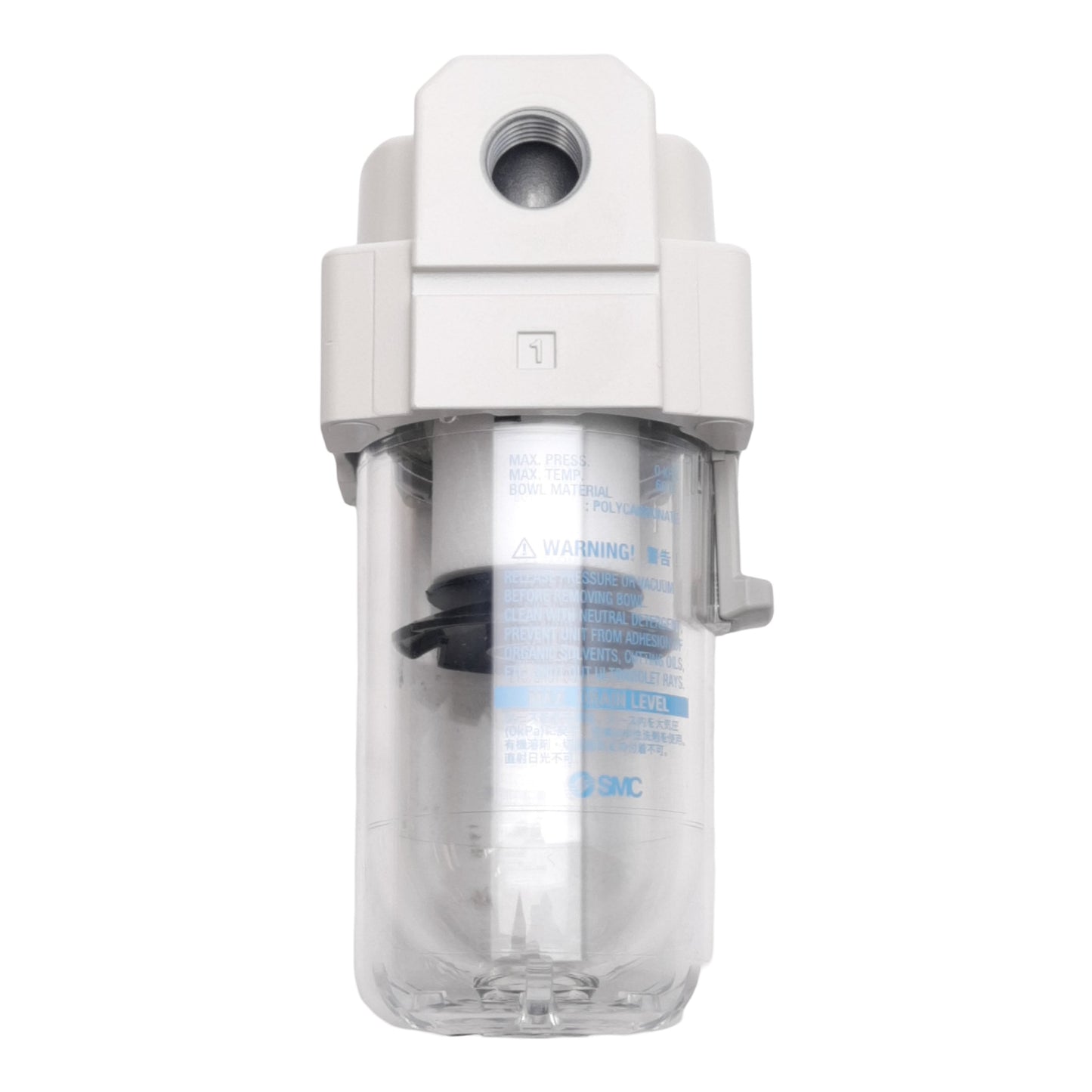 New SMC AFJ30-02B-5-T Vacuum Filter, 5µm Filtration, -0.1~0MPa, Rc 1/4in Ports