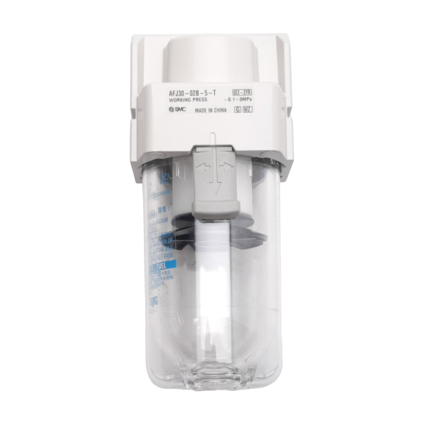 New SMC AFJ30-02B-5-T Vacuum Filter, 5µm Filtration, -0.1~0MPa, Rc 1/4in Ports