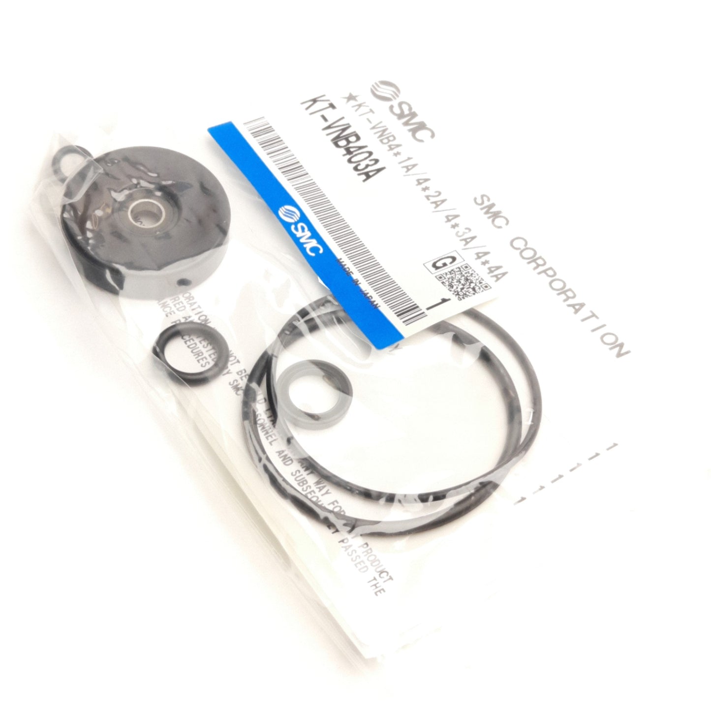 New SMC KT-VNB403A Media Valve Repair Kit, For VNA/B/C/D 2-Way Valves